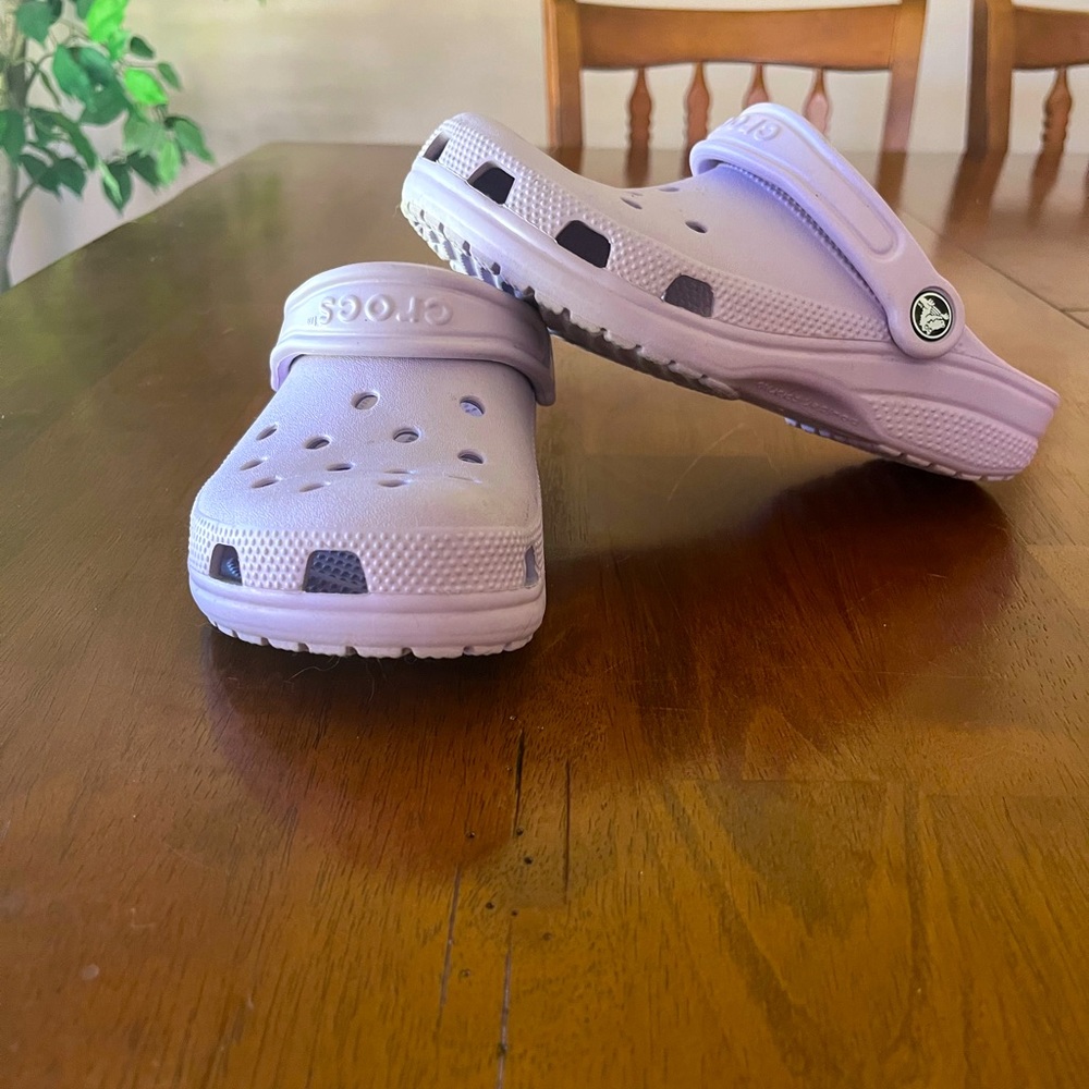 Lavender original crocs